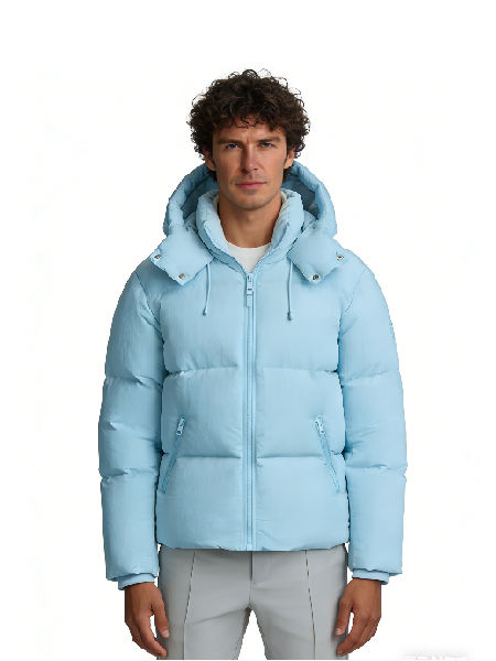 貼牌代工男士短款羽絨服源頭工廠